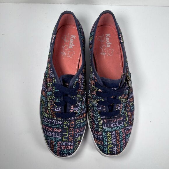 Keds Taylor Swift 1989 World Tour Limited Edition Shoes Women's Size 6 - Picture 7 of 9